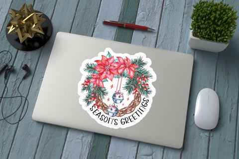 Christmas gnome stickers Bundle Sublimation Regulrcrative 