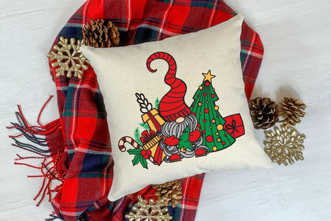 Christmas Gnome SVG, 3D Layered Gnome SVG, 6 Layers. 3D Paper Elinorka 