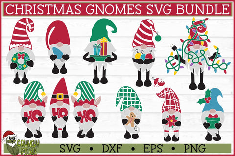 Christmas Gnome SVG Bundle SVG Crunchy Pickle 