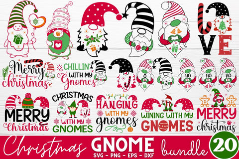 Christmas Gnome SVG Bundle SVG DESIGNISTIC 