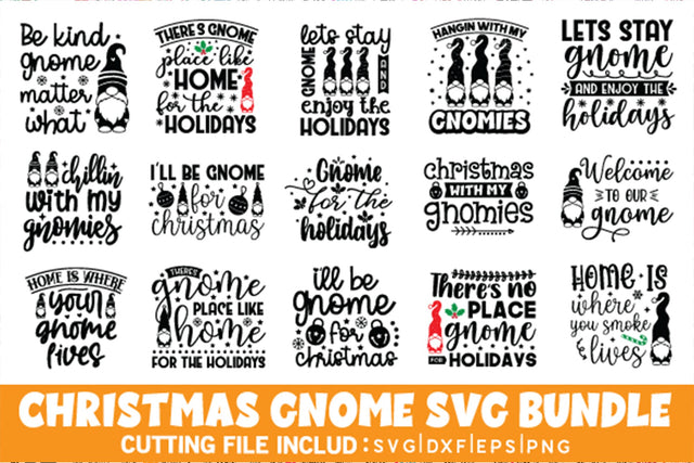 Christmas Gnome Svg Bundle SVG md faruk hossain 