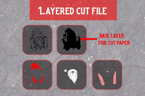 Christmas Gnome Svg Cut File Graphic SVG dadan_pm 