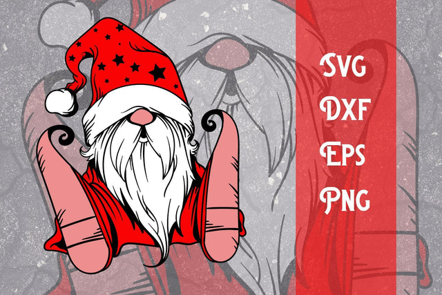 Christmas Gnome Svg Cut File Graphic SVG dadan_pm 