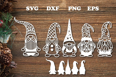 Christmas Gnome Svg Cut File SVG dadan_pm 