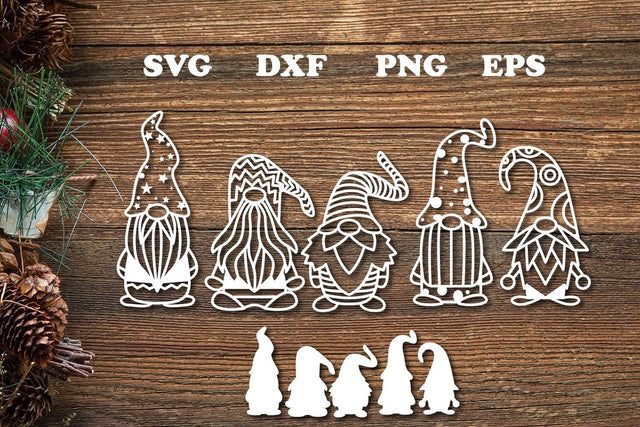 Christmas Gnome Svg Cut File SVG dadan_pm 