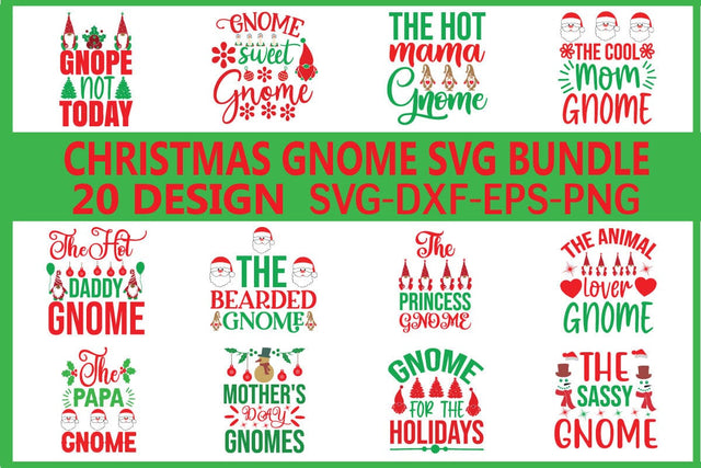 Christmas gnome svg design bundle SVG designer krishna 