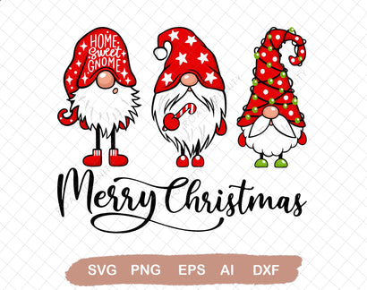 Christmas Gnome Svg, EPS file svg file JPG, Instant Digital Download, Cricut Cut File, Svg File for Cricut SVG DiamondDesign 