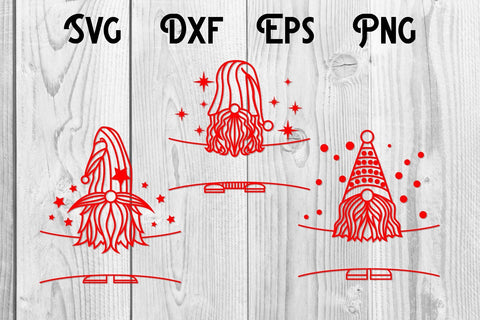 Christmas gnome svg files monogram SVG dadan_pm 