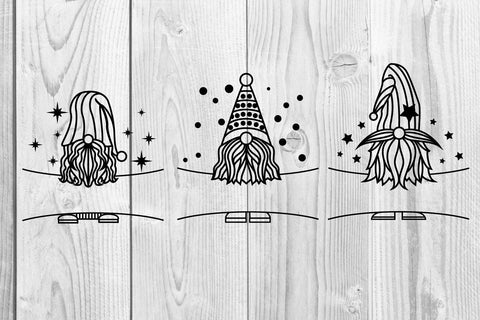 Christmas gnome svg files monogram SVG dadan_pm 