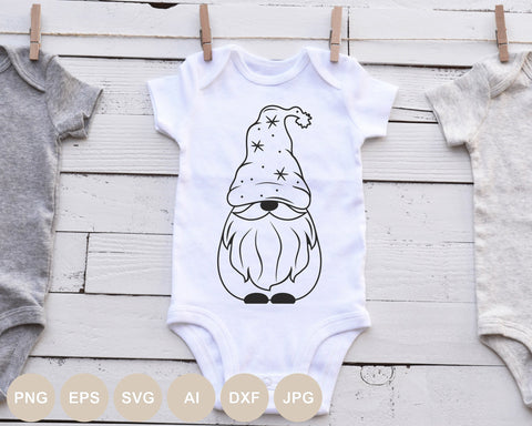 Christmas Gnome Svg, Gnome Cut file, Christmas svg, Christmas Ornament, Christmas Shirt Svg, Funny Gnome Png, Clipart, Holiday Design Svg SVG BogeliaVector 