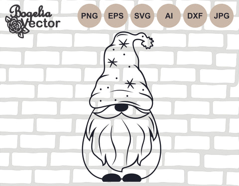 Christmas Gnome Svg, Gnome Cut file, Christmas svg, Christmas Ornament, Christmas Shirt Svg, Funny Gnome Png, Clipart, Holiday Design Svg SVG BogeliaVector 