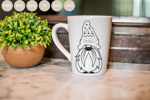 Christmas Gnome Svg, Gnome Cut file, Christmas Svg Ornament, Christmas Shirt Svg Designs, Clipart, Merry Christmas, Holiday, Funny Gnome Png SVG BogeliaVector 