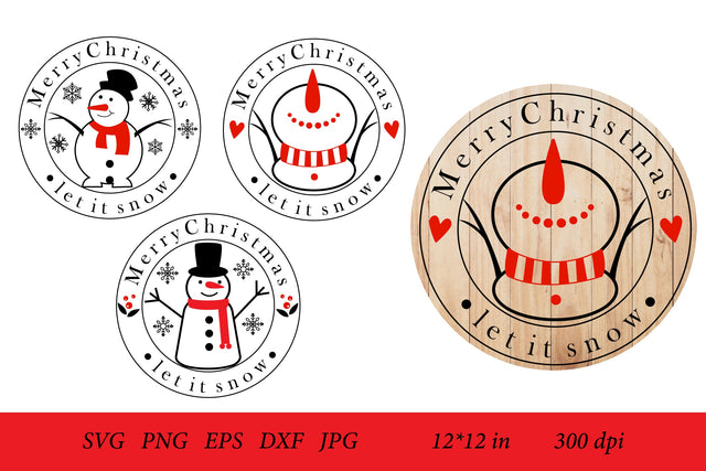 Christmas Gnome SVG.Christmas Round Sign. Christmas Ornament SVG Olga Terlyanskaya 