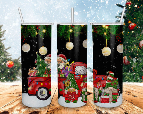 Christmas Gnome Truck Tumbler Png,Christmas Tumbler Png,Noel Tumbler,Gnome Png,Santa Png,Christmas Sublimation,Sublimation Designs Downloads Sublimation BOO-design 