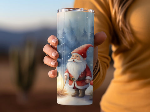 Christmas Gnome Tumbler PNG Sublimation Luvleigh Digitals 