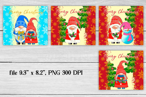 Christmas gnome tumbler sublimation | Christmas gnome PNG Sublimation Svetana Studio 