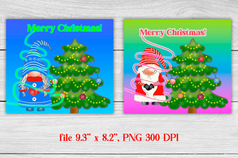 Christmas gnome tumbler sublimation | Christmas gnome PNG Sublimation Svetana Studio 