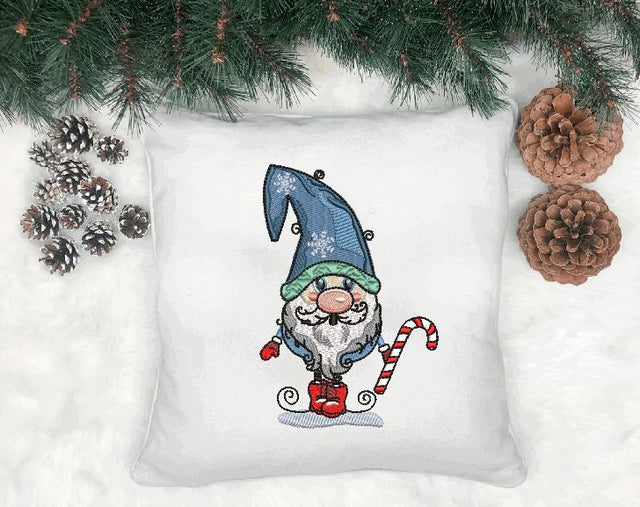 Christmas Gnome with cane Machine Embroidery Embroidery/Applique DESIGNS Canada Embroidery 