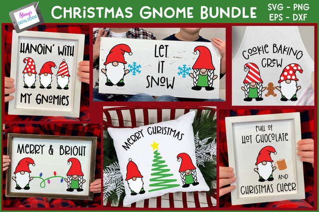 Christmas Gnomes Bundle | Christmas SVG SVG Stacy's Digital Designs 