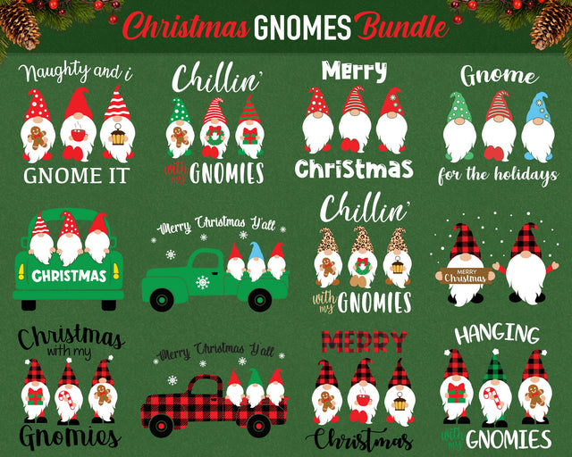 Christmas Gnomes Bundle Svg, Gnomes Bundle Svg, Christmas Bundle Svg, Best Selling Bundle Svg SVG SvgMonkeys 