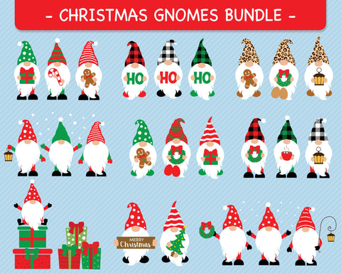 Christmas Gnomes Bundle Svg, Gnomes Bundle Svg, Gnome Svg, Christmas Gnome Svg, Buffalo Plaid Svg SVG SvgMonkeys 