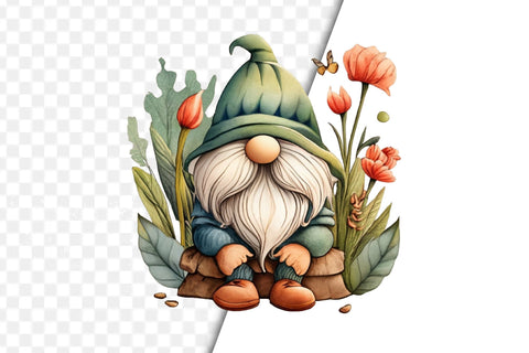 Christmas Gnomes Cliparts,PNG Christmas Sublimation Rupkotha 