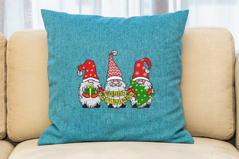 Christmas Gnomes embroidery design, 4 sizes. Embroidery/Applique DESIGNS ArtEMByNatalia 