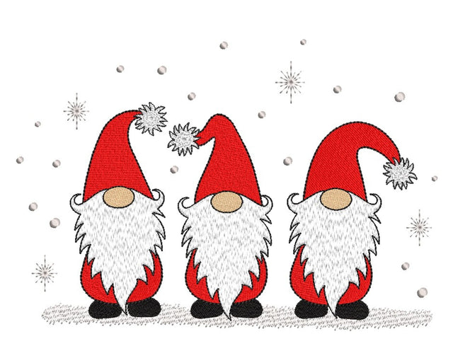 Christmas Gnomes Embroidery Design Embroidery/Applique DESIGNS Nino Nadaraia 