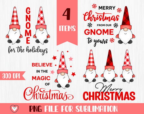 Christmas Gnomes PNG, Christmas Sublimation Sublimation Pretty Meerkat 