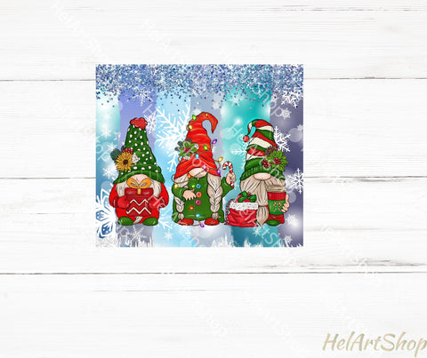 Christmas Gnomes PNG | Winter Sublimation Tumbler Sublimation _HelArtShop_ 