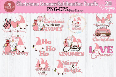 Christmas Gnomes Sublimation Bundle Sublimation jacpot007 