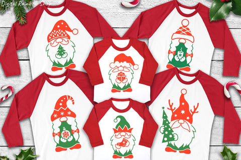 Christmas gnomes svg bundle, Gnome bundle, Gnome family svg SVG Digital Rainbow Shop 