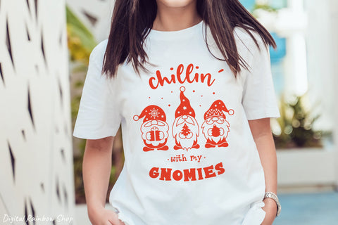 Christmas gnomes svg bundle, Gnome bundle, Gnome family svg SVG Digital Rainbow Shop 