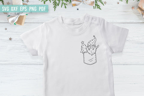 Christmas Gnomes SVG bundle | Gnome in pocket SVG Irina Ostapenko 