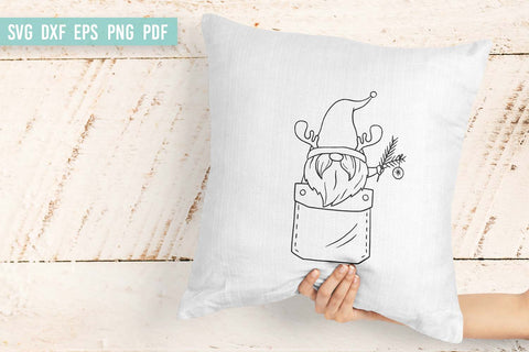 Christmas Gnomes SVG bundle | Gnome in pocket SVG Irina Ostapenko 