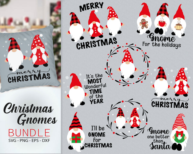 Christmas Gnomes Svg Bundles, Gnome Svg, Christmas Bundle Svg SVG SvgMonkeys 