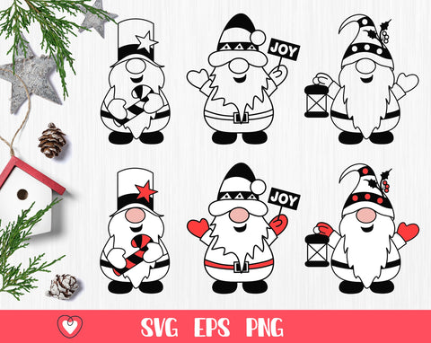 Christmas gnomes svg, Christmas gnome png SVG Pretty Meerkat 