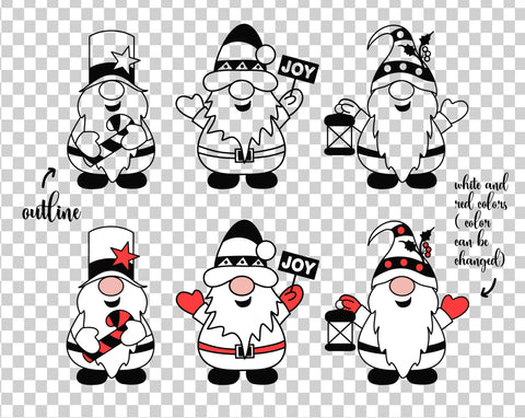 Christmas gnomes svg, Christmas gnome png SVG Pretty Meerkat 