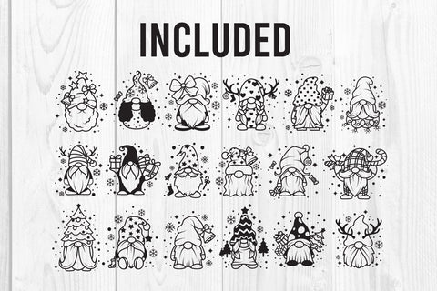 Christmas Gnomes. svg, dxf, eps, png SVG dadan_pm 