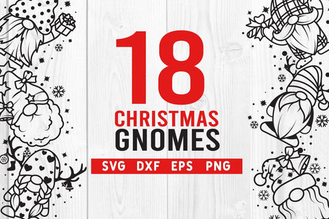 Christmas Gnomes. svg, dxf, eps, png SVG dadan_pm 