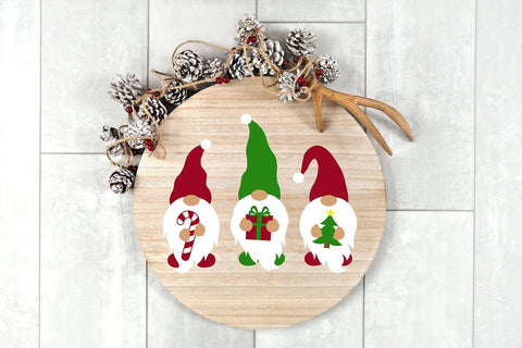 Christmas Gnomes SVG | Holiday Gnomes SVG B Renee Design 