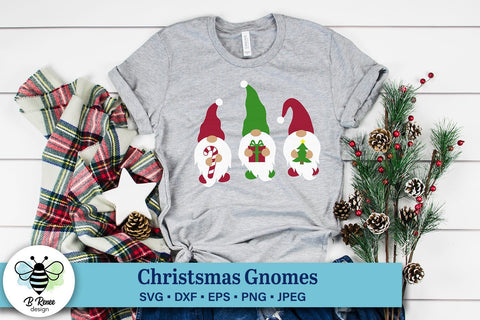 Christmas Gnomes SVG | Holiday Gnomes SVG B Renee Design 