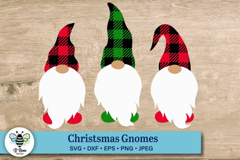 Christmas Gnomes SVG | Santa Gnomes SVG B Renee Design 