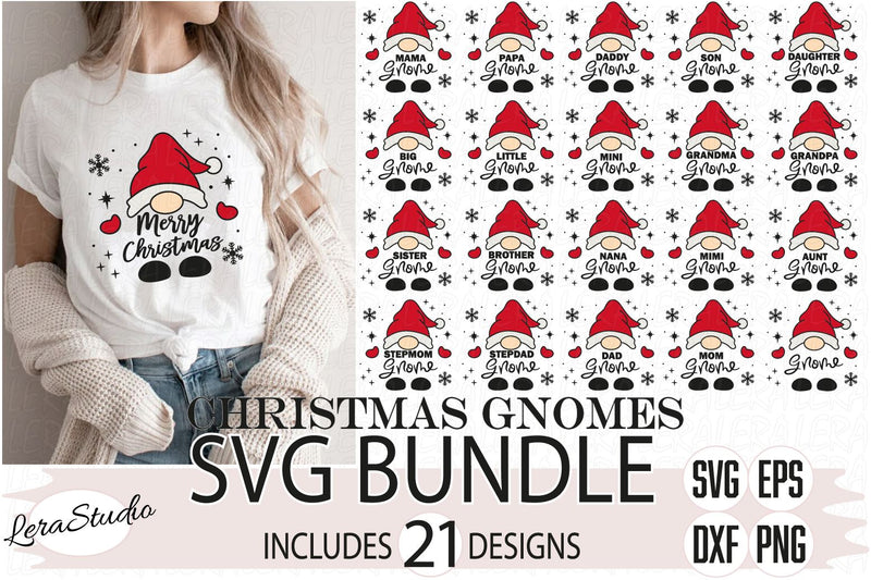 Christmas Gnomes Svg SVG Lerastudio 