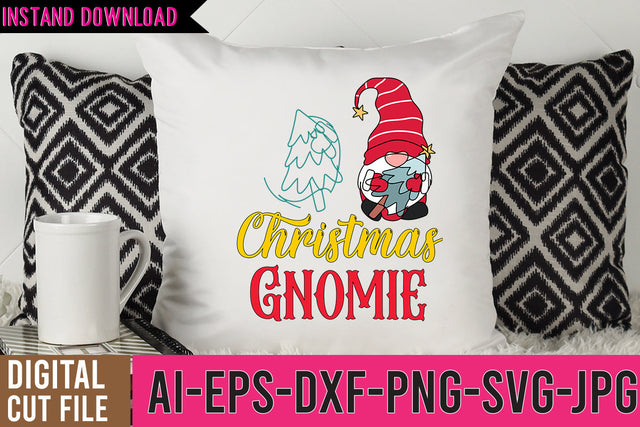 Christmas Gnomie SVG Cut File,Christmas Gnomie SVG Design , Gnome SVG Bundle SVG BlackCatsMedia 