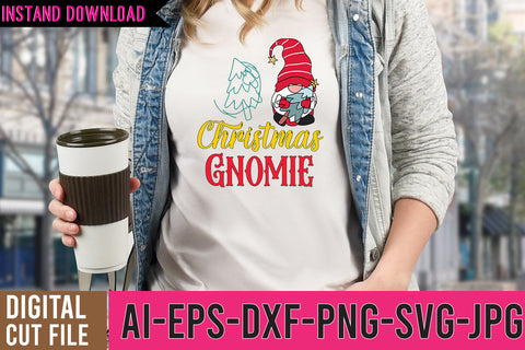 Christmas Gnomie SVG Cut File,Christmas Gnomie SVG Design , Gnome SVG Bundle SVG BlackCatsMedia 