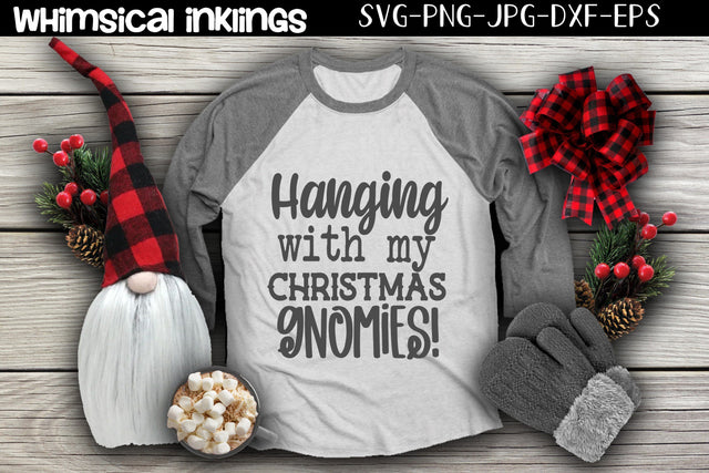 Christmas Gnomies SVG SVG Whimsical Inklings 