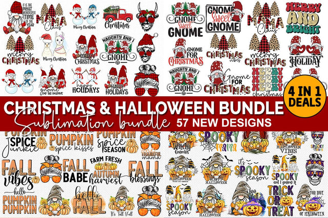 Christmas & Halloween Bundle SVG fokiira 