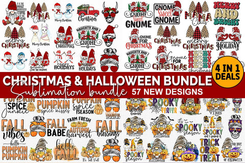 Christmas & Halloween Bundle SVG fokiira 