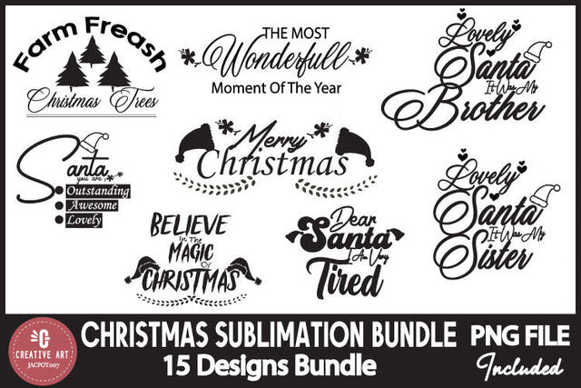 Christmas & Halloween Sublimation Bundle PNG-Christmas PNG Sublimation jacpot007 